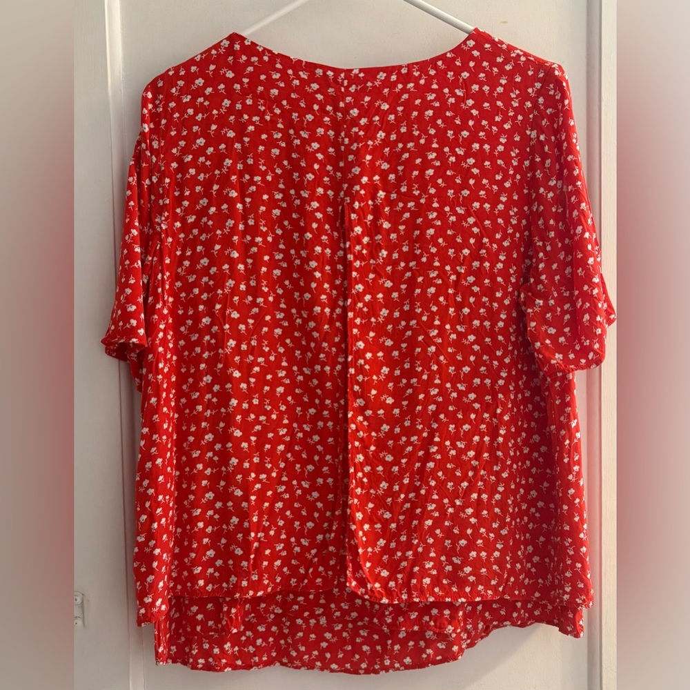 Boden Nadia Layered Split Back Blouse Size 12 - image 4